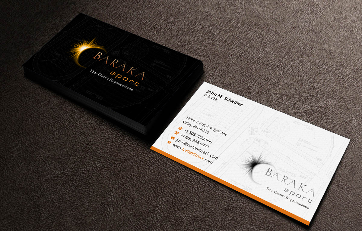 Business Card Design by INDIAN_Ashok for Baraka Sport | Design #5300971