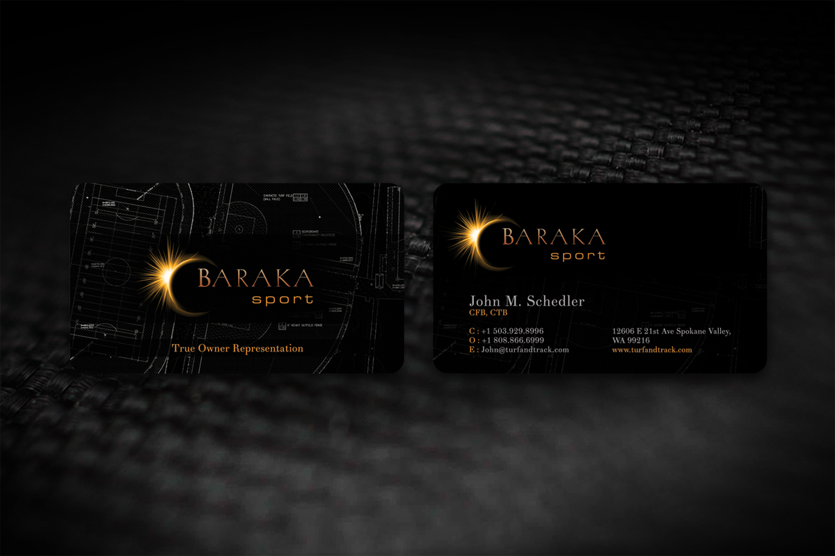 Business Card Design by diRtY.EMM for Baraka Sport | Design #5301169