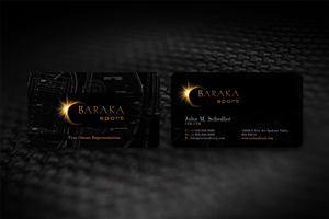 Business Card Design by diRtY.EMM for Baraka Sport | Design: #5301169
