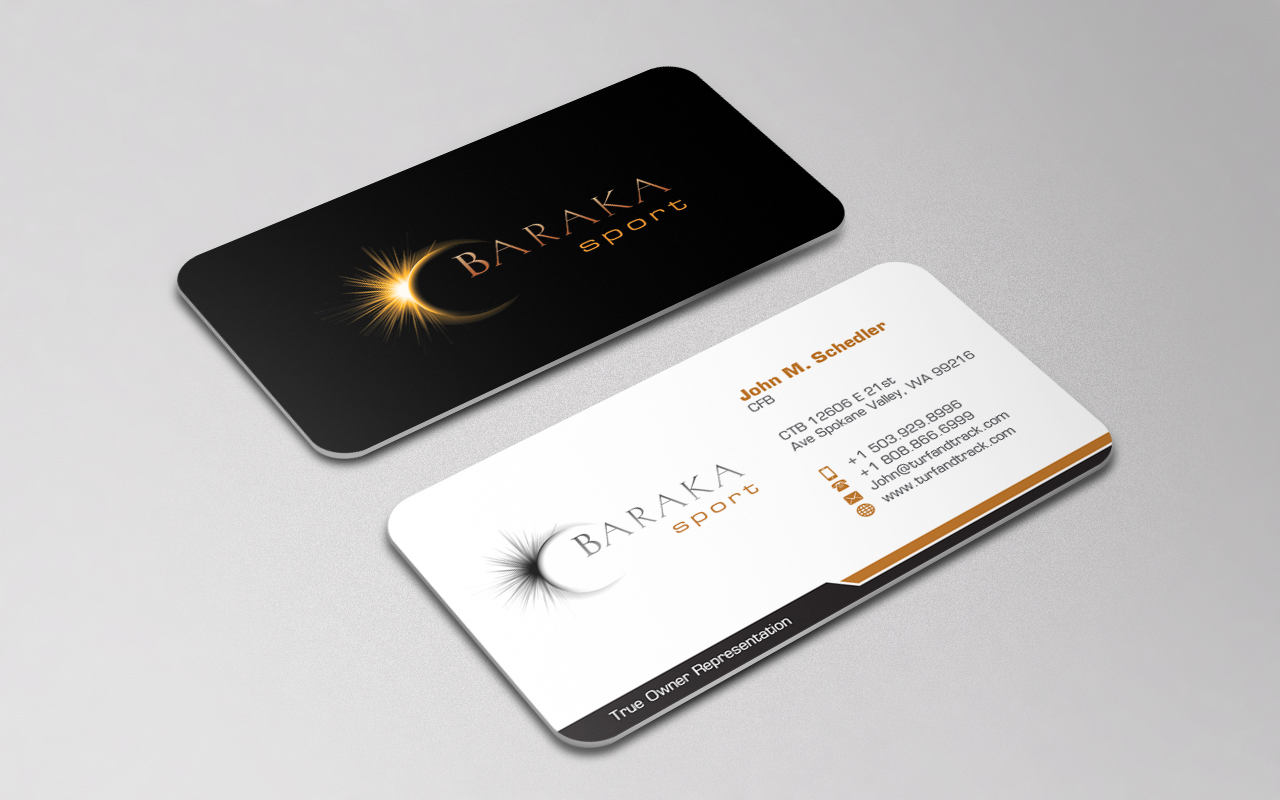 Diseño de Tarjeta de Presentación por WebixBD para Baraka Sport | Diseño #5341026