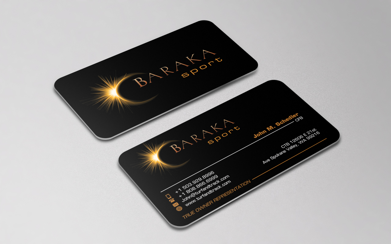 Diseño de Tarjeta de Presentación por WebixBD para Baraka Sport | Diseño #5341490
