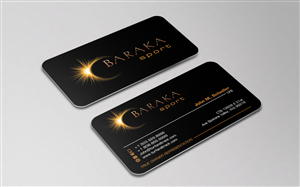 Business Card Design by WebixBD for Baraka Sport | Design: #5341490