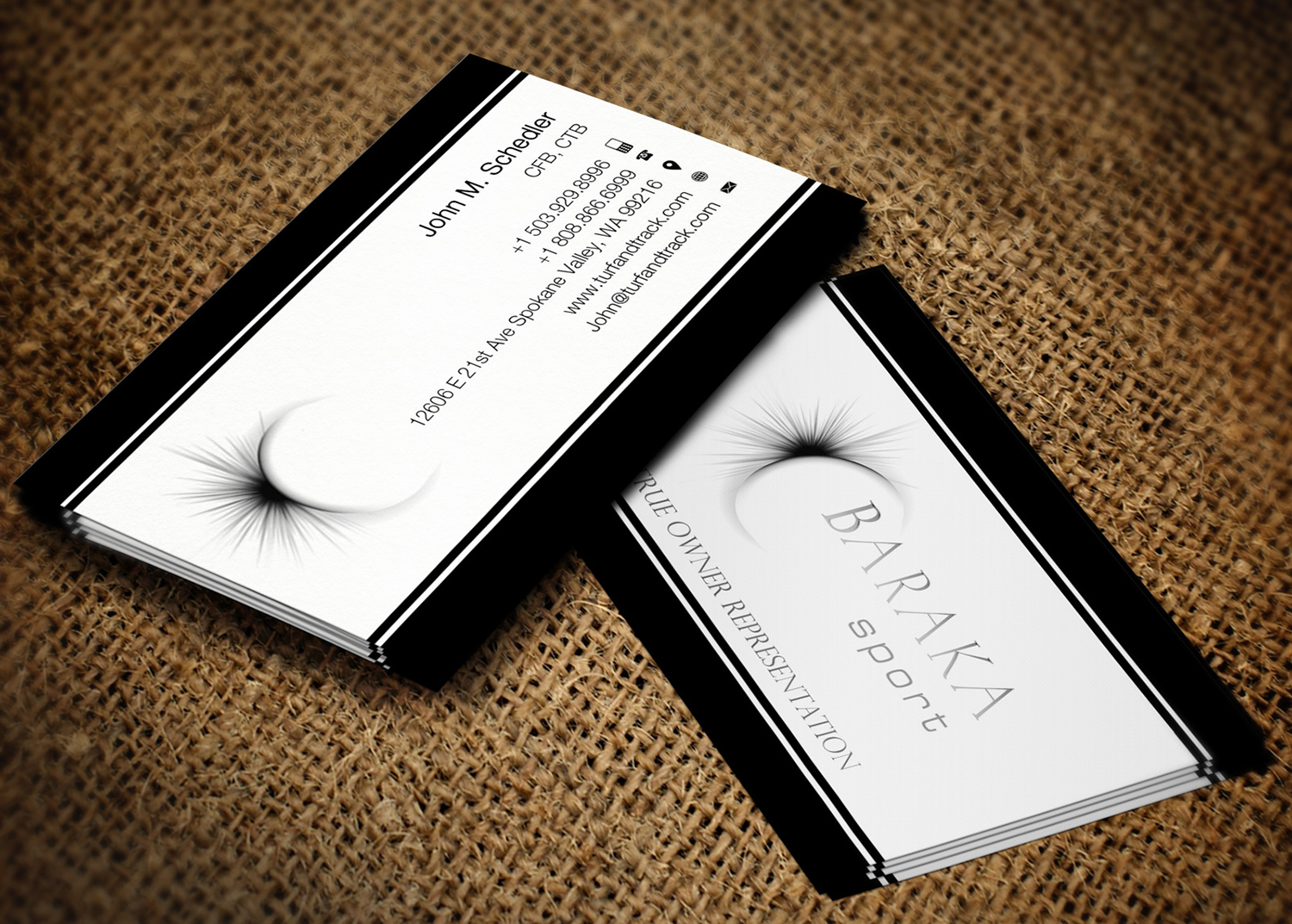 Visitenkarten-Design von Lanka Ama für Baraka Sport | Design #5306777