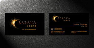 Business Card Design by Lanka Ama for Baraka Sport | Design: #5306785