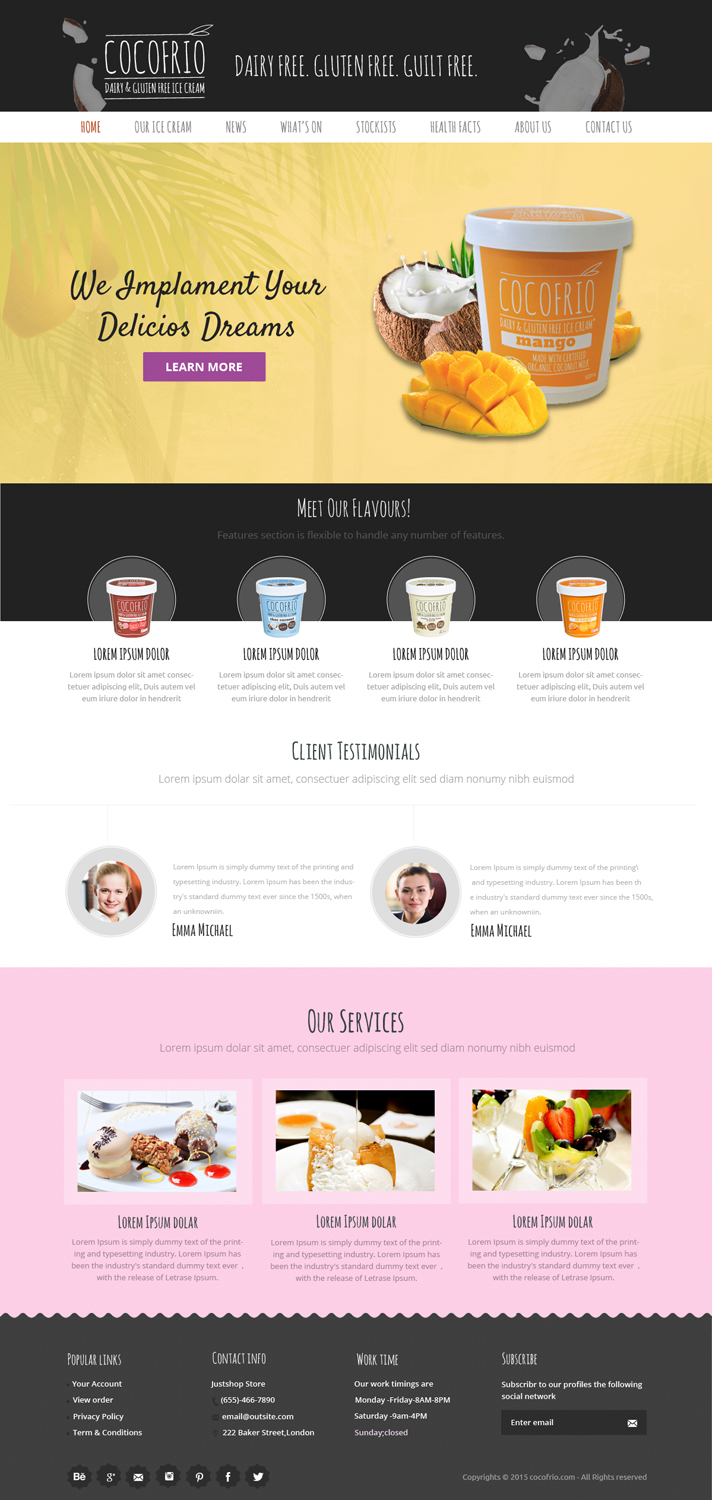 Web Design by OM for Sweetin Pty Ltd | Design #5576723