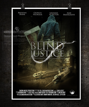 Blind Justice Feature FIlm Poster | Diseño de Póster por Sabercore23DesignStudio