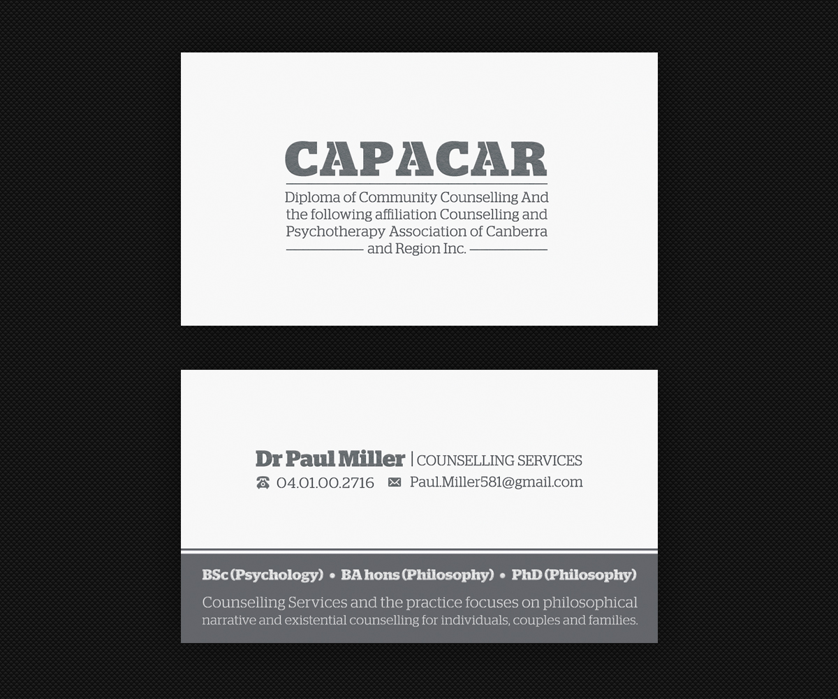 Visitenkarten-Design von Ethien für dieses Projekt | Design #5327076