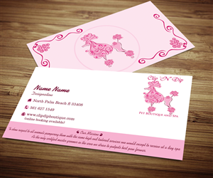Business Card Design by ShantNiX for clip n dip | Design: #5303740
