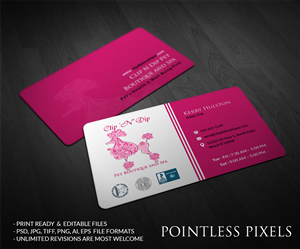 Business Card Design by Pointless Pixels India for clip n dip | Design: #5307506