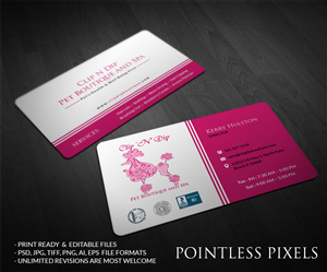 Business Card Design by Pointless Pixels India for clip n dip | Design: #5307512