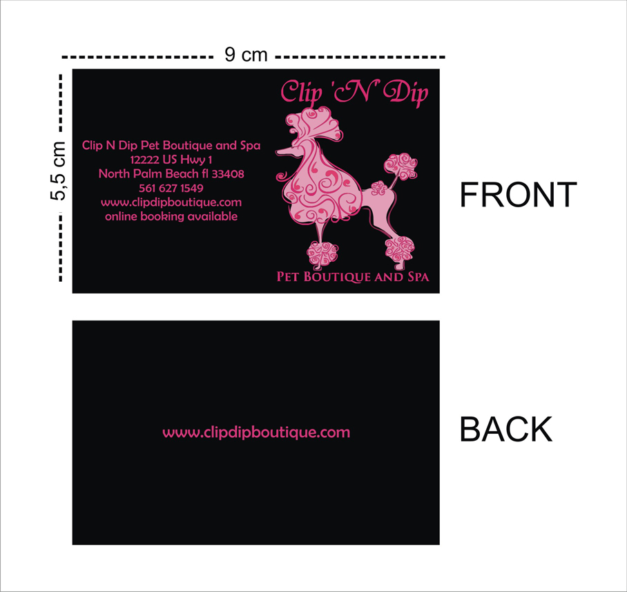 Business Card Design by Endless Collective for clip n dip | Design #5306119