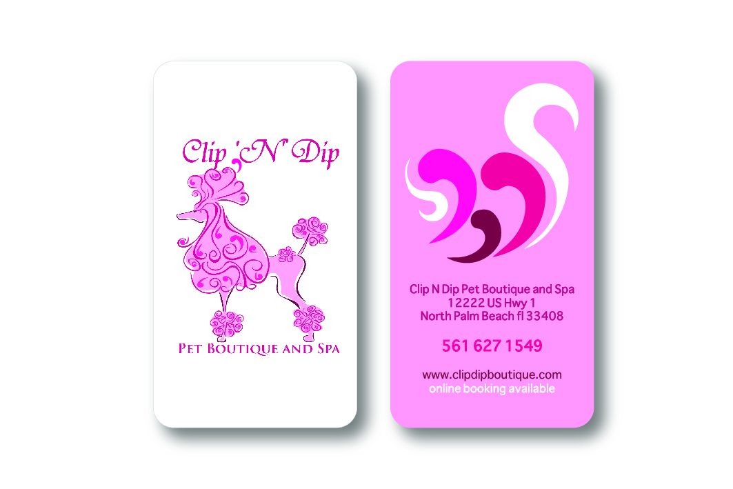 Business Card Design by kotryna for clip n dip | Design #5304019