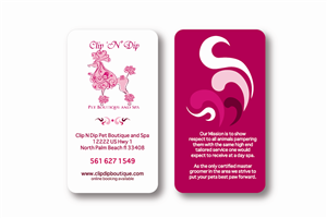 Business Card Design by kotryna for clip n dip | Design: #5304020