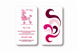 Business Card Design by kotryna for clip n dip | Design: #5304028
