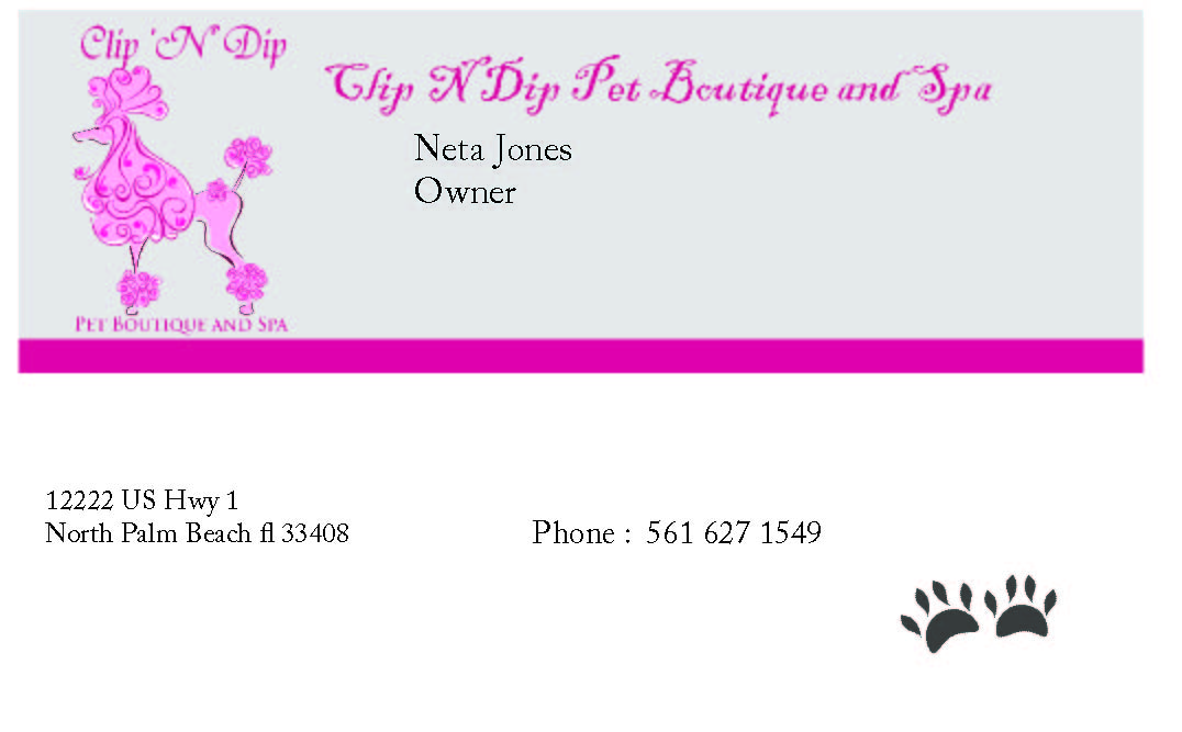 Business Card Design by Mchildress123 for clip n dip | Design #5304810