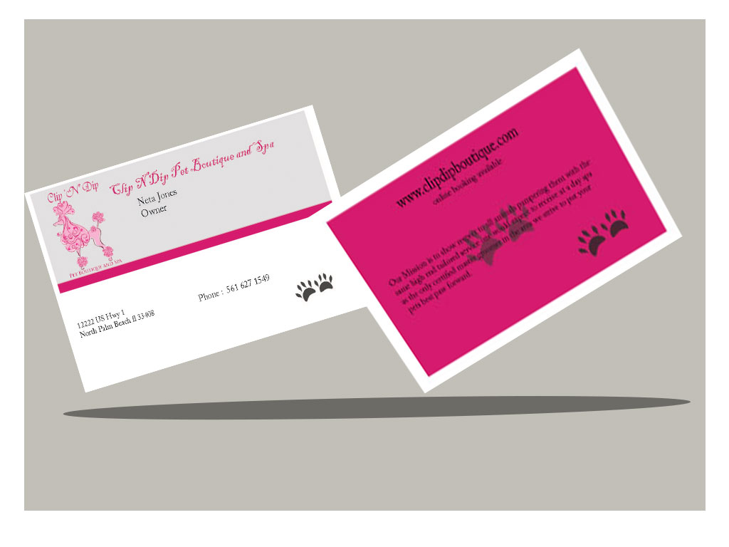 Business Card Design by Mchildress123 for clip n dip | Design #5304815