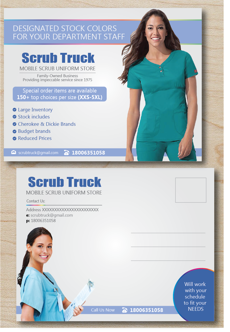 Postcard Design by alex989 for this project | Design #5346707