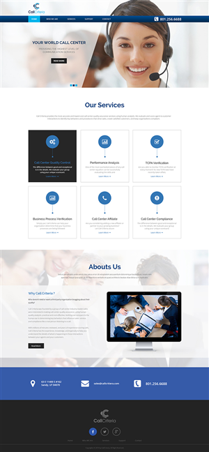 Landing Page Design by ThemeDesk Technology
