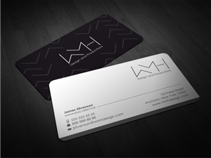 WMH Design Business Card | Business Card Design by Atvento Graphics