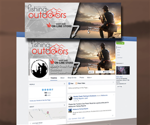 Facebook Design by Hendrik for Muddy Creek Fishing & Outdoors | Design #5312863