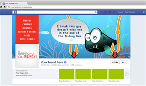 Facebook Design by Kubilay for Muddy Creek Fishing & Outdoors | Design: #5386854