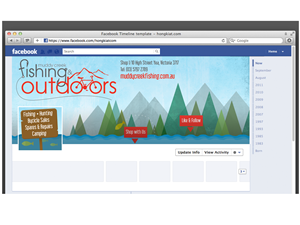 Facebook Design by kirktona for Muddy Creek Fishing & Outdoors | Design: #5369840