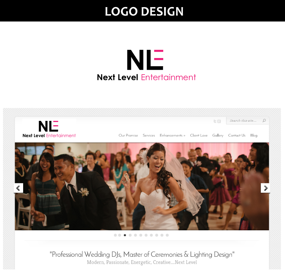 Logo Design by AMBOGEStudios for Next Level Entertainment | Design #5396850