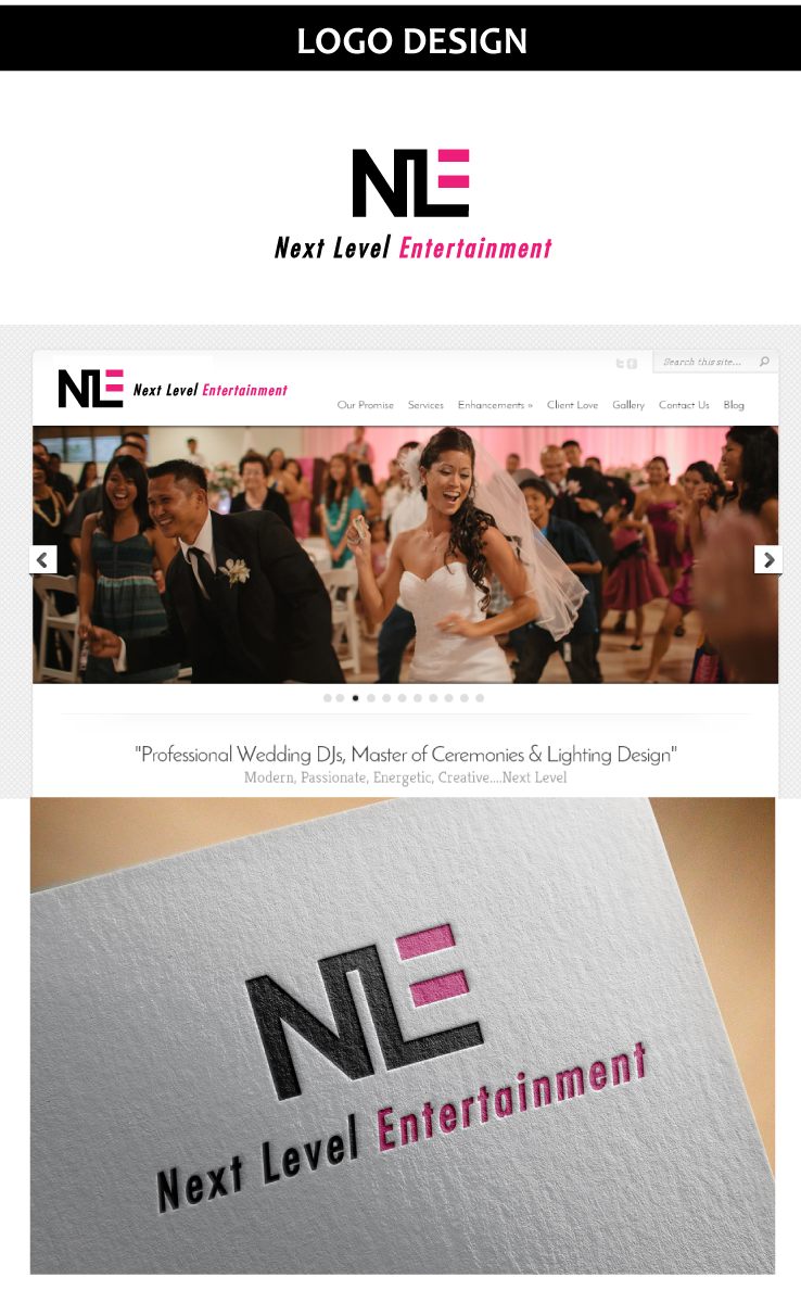 Logo Design by AMBOGEStudios for Next Level Entertainment | Design #5396860