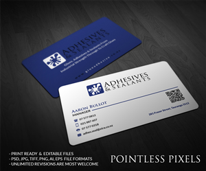 Business Card Design by Pointless Pixels India for this project | Design: #5326242