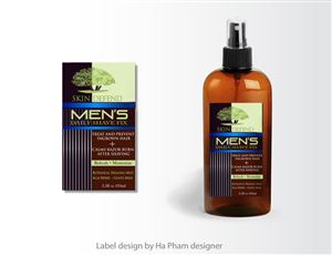Label Design by Hana for skin defend | Design: #1482313