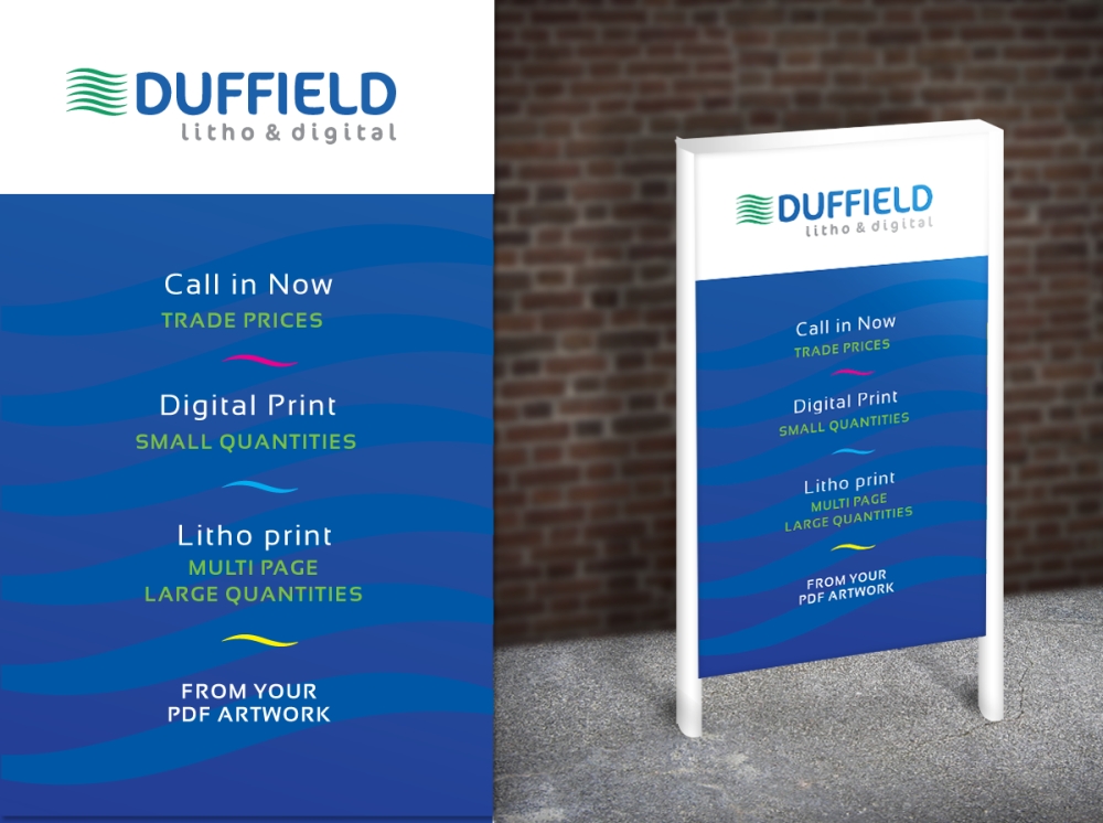 Banner Ad Design by MNM for Duffield Printers | Design #1485075