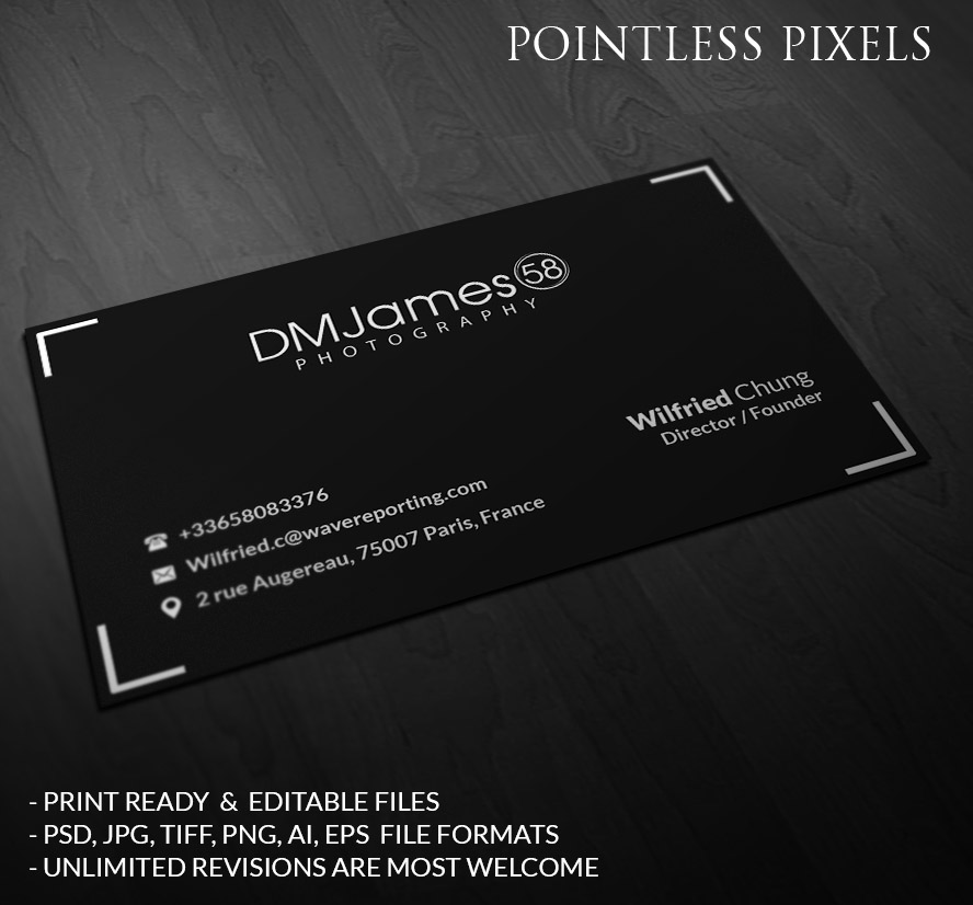 Diseño de Tarjeta de Presentación por Pointless Pixels India para este proyecto | Diseño #5325771