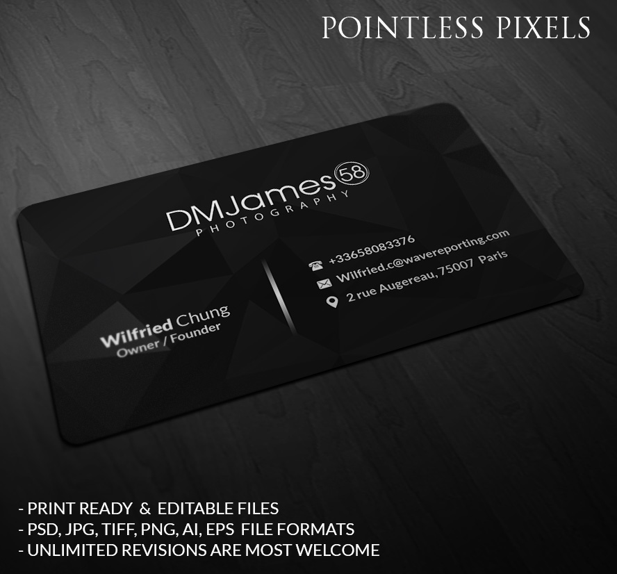 Business Card Design by Pointless Pixels India for this project | Design #5346488