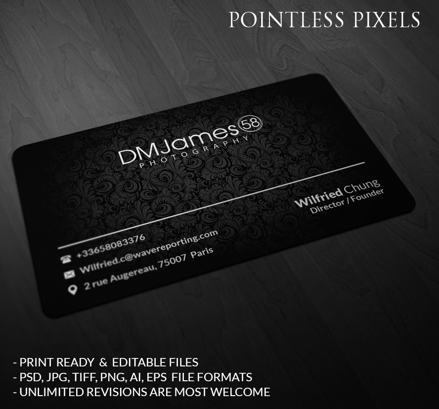 Business Card Design by Pointless Pixels India for this project | Design #5346494