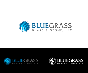 Logo Design by GliderGraphx for Bluegrass Glass & Stone, LLC | Design: #1495654