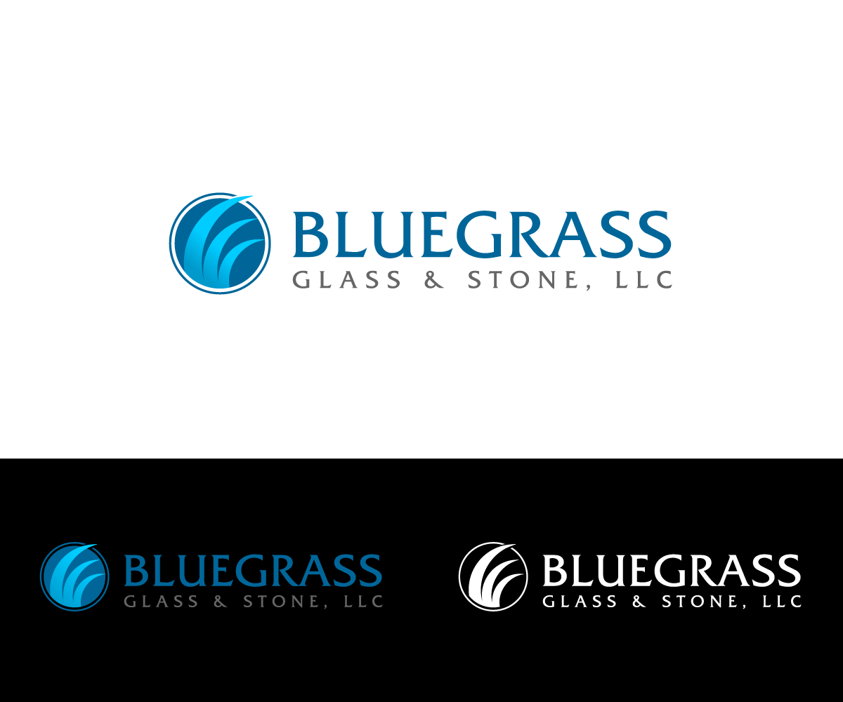 Design de Logo par GliderGraphx pour Bluegrass Glass & Stone, LLC | Design #1516771