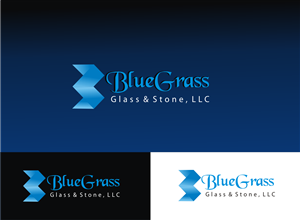 Logo Design by Blueberry for Bluegrass Glass & Stone, LLC | Design: #1522050