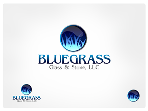 Logo Design by Vicez for Bluegrass Glass & Stone, LLC | Design: #1492090