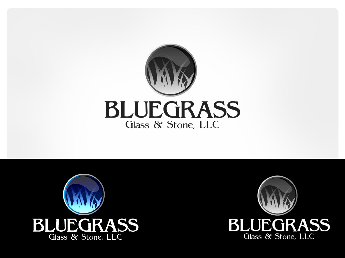 Logo Design by Vicez for Bluegrass Glass & Stone, LLC | Design #1526320