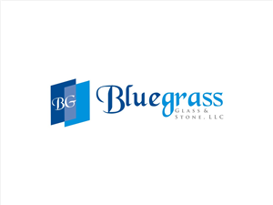 Logo Design by Sushma for Bluegrass Glass & Stone, LLC | Design: #1502591