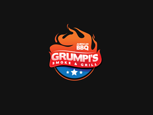 Logo Design by Artmin for Grumpi''s Smoke & Grill | Design #5319060