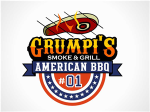 Logo Design by JHG for Grumpi''s Smoke & Grill | Design: #5343585