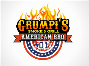 Logo Design by JHG for Grumpi''s Smoke & Grill | Design #5343621
