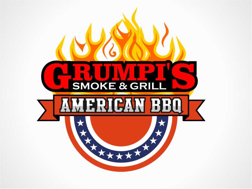 Logo Design by JHG for Grumpi''s Smoke & Grill | Design #5347121