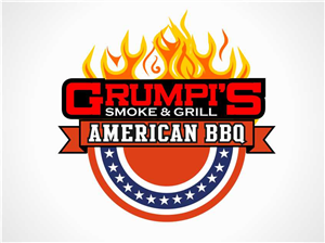 Logo Design by JHG for Grumpi''s Smoke & Grill | Design: #5347128