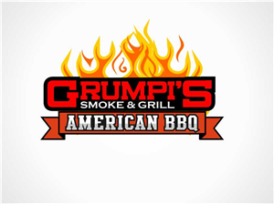 Logo Design by JHG for Grumpi''s Smoke & Grill | Design: #5347137