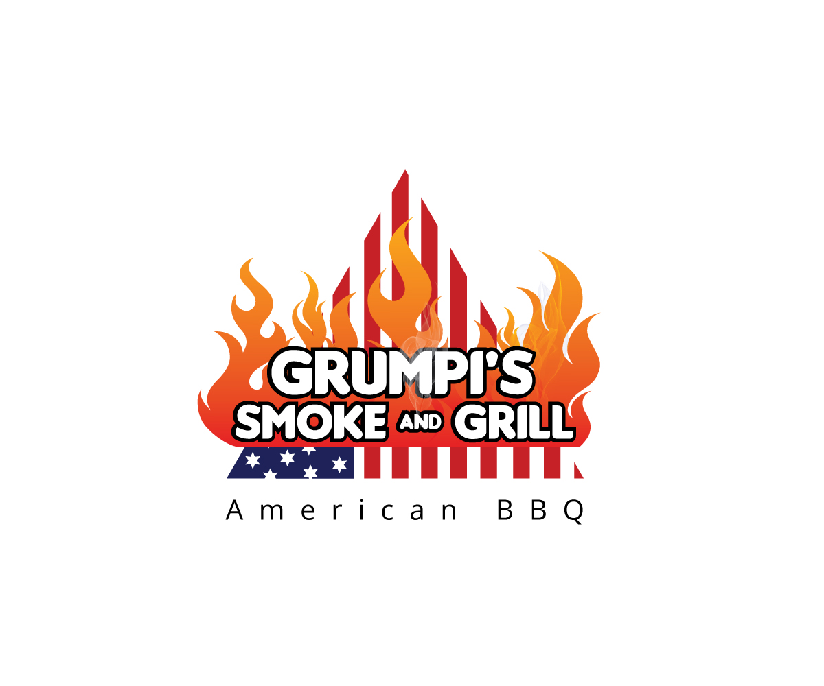 Logo Design by GT for Grumpi''s Smoke & Grill | Design #5324696