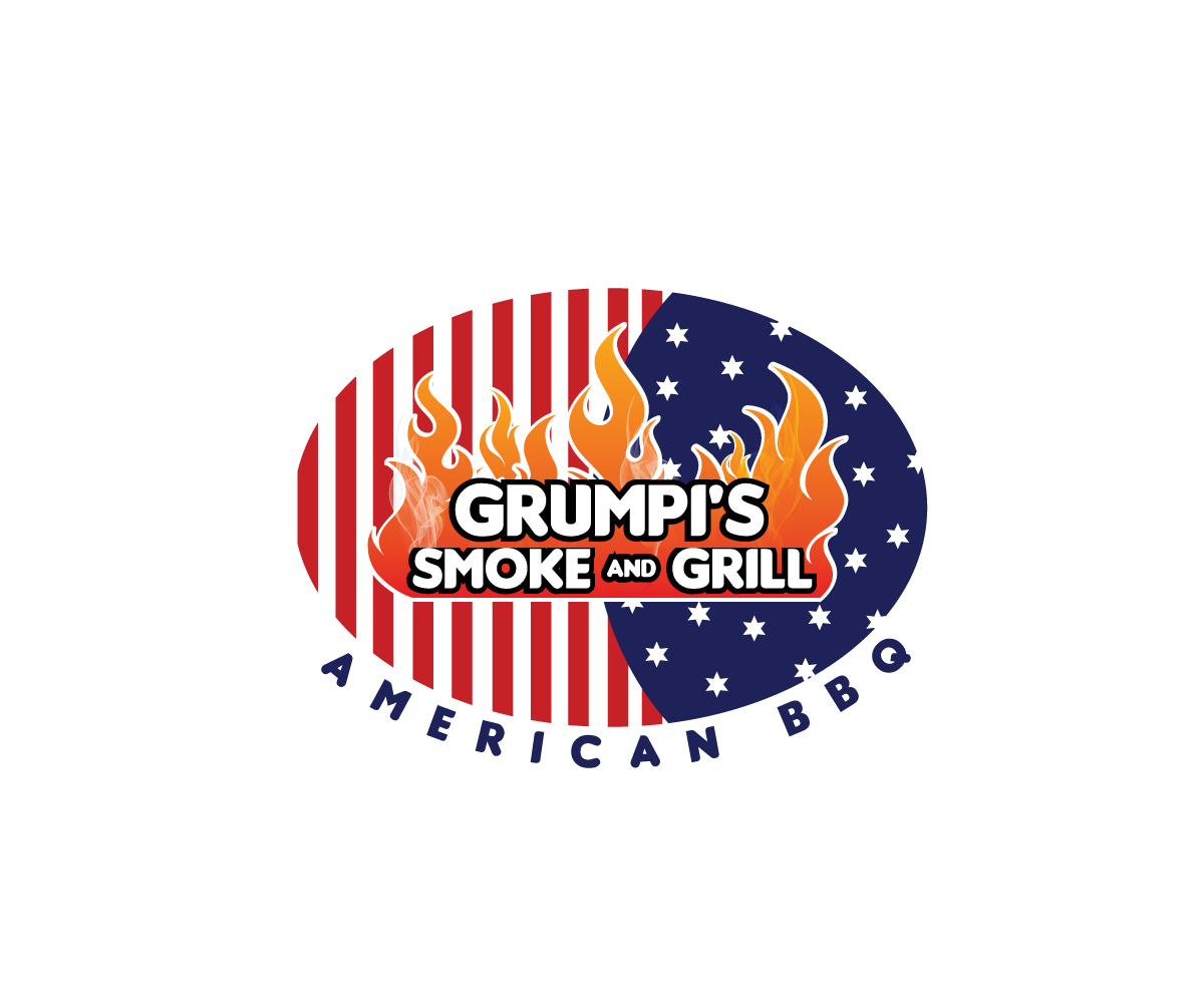 Logo Design by GT for Grumpi''s Smoke & Grill | Design #5351576