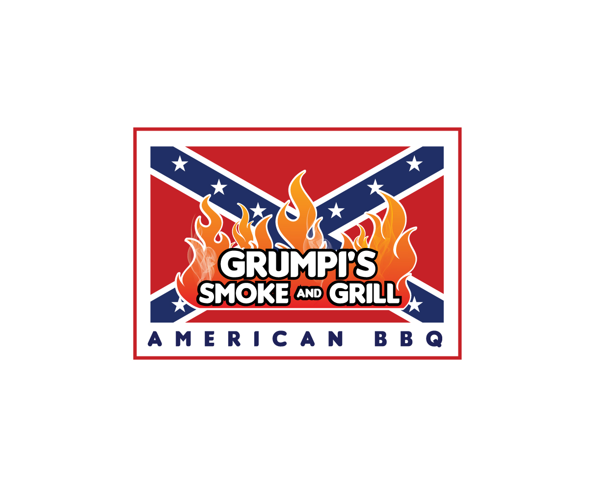 Logo Design by GT for Grumpi''s Smoke & Grill | Design #5351579