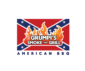 Logo Design by GT for Grumpi''s Smoke & Grill | Design #5351584